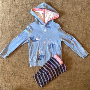 SOLD Girls Pink Dinosaur Hoodie with Legging